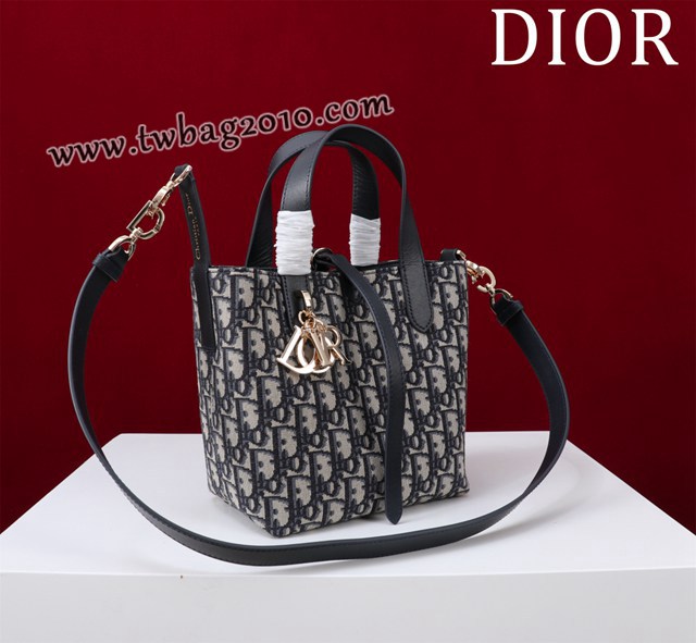 Dior专柜新款迪奥高仿原单藤格纹图案Toujours竖版手袋时尚托特购物包 djfk1677